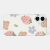Coque iPhone 16 Étui de téléphone à charme Ourson Sucré pour Iphon (Verso Horizontal)