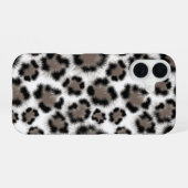 Coque iPhone 16 Étui de téléphone à impression léopard floue – Chi (Verso Horizontal)