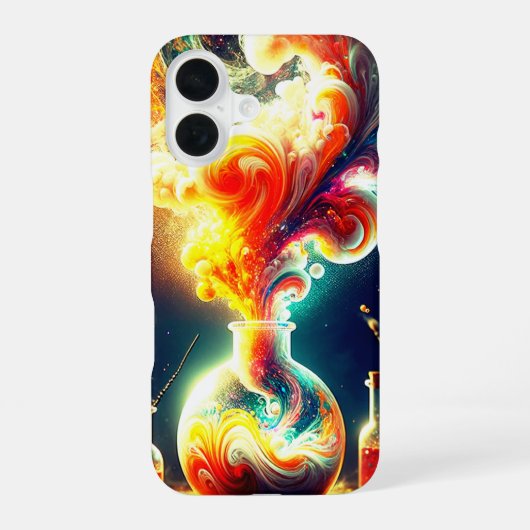 Coque iPhone 16 Étui de téléphone à potion artistique (Verso)
