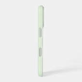 Coque iPhone 16 Étui de téléphone à rayures verticales Mint (Côté droit)