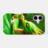 Coque iPhone 16 Étui de téléphone créatures vertes (Verso Horizontal)