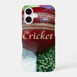 Coque iPhone 16 Étui de téléphone de cricket de gloire de boule du
