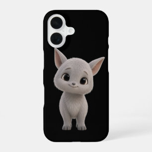 Coque iPhone 16 Étui de téléphone en art de chaton blanc mignon