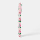 Coque iPhone 16 Étui de téléphone floral rose mignon | Étui iPhone (Côté droit)
