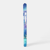 Coque iPhone 16 Étui de téléphone Galaxy Blue Planet Mignon (Côté gauche)