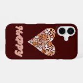 Coque iPhone 16 Étui de téléphone HAPPY (Verso Horizontal)