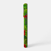 Coque iPhone 16 Étui de téléphone Houx vert avec baies rouges (Côté gauche)