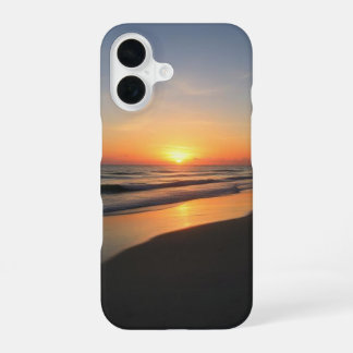 Coque iPhone 16 Étui de téléphone IPhone 16 plage de coucher de so