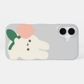 Coque iPhone 16 Étui de téléphone Lapin Mignon – Design de Lapin E (Verso Horizontal)