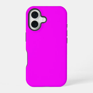 Coque iPhone 16 Étui de téléphone Magenta Rose Sucré
