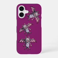 Étui de téléphone motif chauves-souris volantes mi