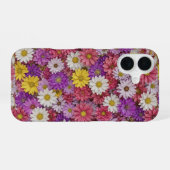 Coque iPhone 16 Étui de téléphone mural floral 3D (Verso Horizontal)