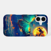 Coque iPhone 16 Étui de téléphone papillon (Verso Horizontal)