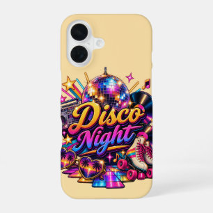 Coque iPhone 16 Étui de téléphone pour soirée rétro disco