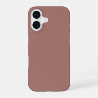Coque iPhone 16 Étui de téléphone Rose Chocolat Esthétique Brun Ro