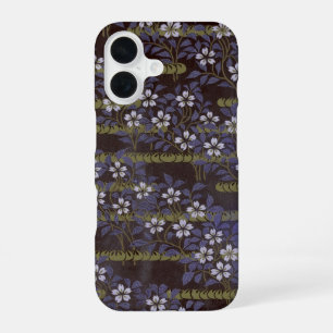 Coque iPhone 16 Étui de téléphone Sakura Ikada japonais   Violet W