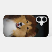 Coque iPhone 16 Étui de téléphone Sheltie (Verso Horizontal)
