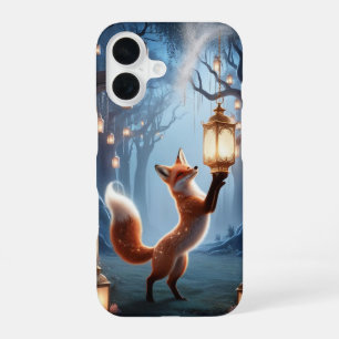 Coque iPhone 16 Étui de téléphone Spirit Fox – Art de la forêt de 
