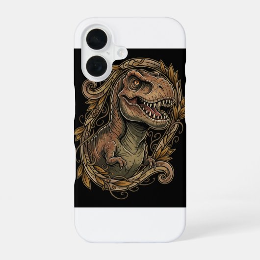 Coque iPhone 16 Étui de téléphone T-rex  (Verso)