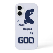 Étui de téléphone "Un homme aidé par Dieu"