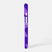 Coque iPhone 16 Étui de téléphone Vagues Style Rétro Violet (Côté gauche)