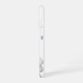 Coque iPhone 16 Étui drôle pour iPhone 16 avec chat blanc – Chat g (Côté gauche)