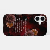 Coque iPhone 16 Étui floral pour iPhone (Verso Horizontal)