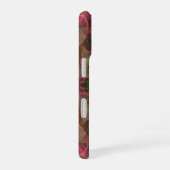 Coque iPhone 16 Étui fractal rose, vert et noir (Côté droit)