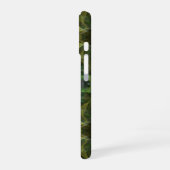 Coque iPhone 16 Étui fractal vert (Côté gauche)