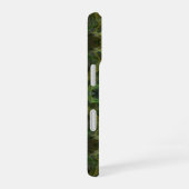 Coque iPhone 16 Étui fractal vert (Côté droit)