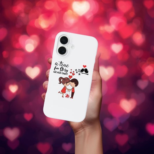 Coque iPhone 16 Étui iPhone16 Love Story