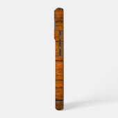 Coque iPhone 16 Étui iPhone 16 à grain de bois d'alligator (Côté gauche)