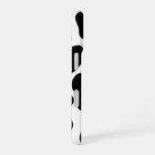 Coque iPhone 16 Étui iPhone 16 à impression vache noir et blanc (Côté droit)