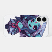 Coque iPhone 16 Étui iPhone 16 Assassin Fantastique Chibi Mignon (Verso Horizontal)
