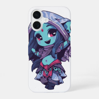 Coque iPhone 16 Étui iPhone 16 Assassin Fantastique Chibi Mignon