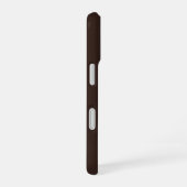 Coque iPhone 16 Étui iPhone 16 Brun Espresso Riche Esthétique | Qu (Côté droit)
