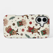 Coque iPhone 16 Étui iPhone 16 de Noël  (Verso Horizontal)