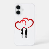 Coque iPhone 16 Étui iPhone 16 Deux Amoureux (Verso)