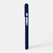 Coque iPhone 16 Étui iPhone 16 Navy esthétique | Minim (Côté gauche)