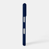 Coque iPhone 16 Étui iPhone 16 Navy esthétique | Minim (Côté droit)