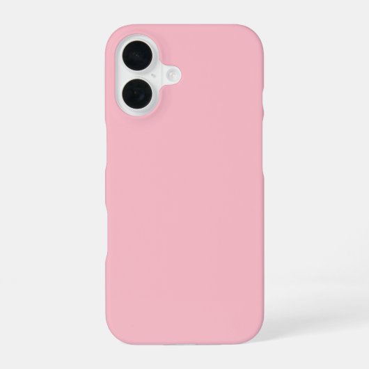 Coque iPhone 16 Étui iPhone 16 rose (Verso)