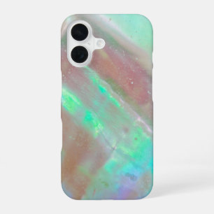 Coque iPhone 16 Étui iPhone à motif de coquille d'ormeau