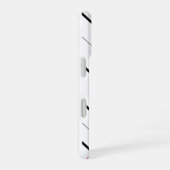 Coque iPhone 16 Étui iPhone à motif Zig Zag Rouge (Côté droit)