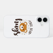 Coque iPhone 16 Étui iPhone Calins d'Ours Mignons Esthétique (Verso Horizontal)