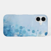 Coque iPhone 16 Étui iPhone Case-Mate Blue Circles & Trees (Verso Horizontal)