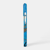 Coque iPhone 16 Étui iPhone Case-Mate Marble Bleu Tendance Cool (Côté gauche)