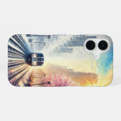 Coque iPhone 16 Étui iPhone Chicago Seasons (Verso Horizontal)