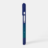 Coque iPhone 16 Étui iphone code QR de logo d'entreprise à dégradé (Côté gauche)