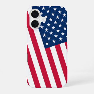 Coque iPhone 16 Étui iPhone Drapeau Américain Patriotique