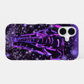 Coque iPhone 16 Étui iPhone Éléphant Violet (Verso Horizontal)